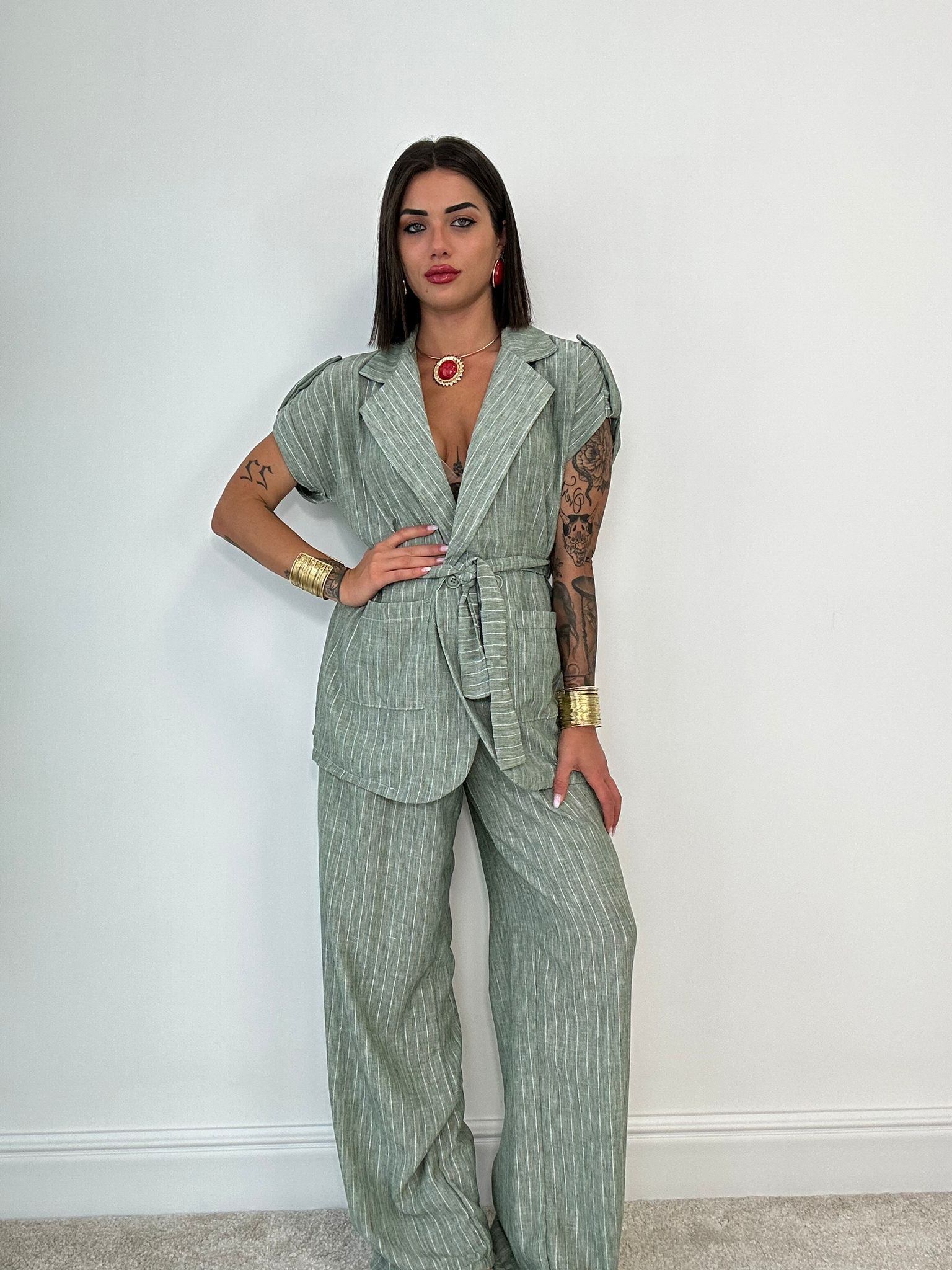 Coordinato Santorini (Giacca + Pantalone) Verde