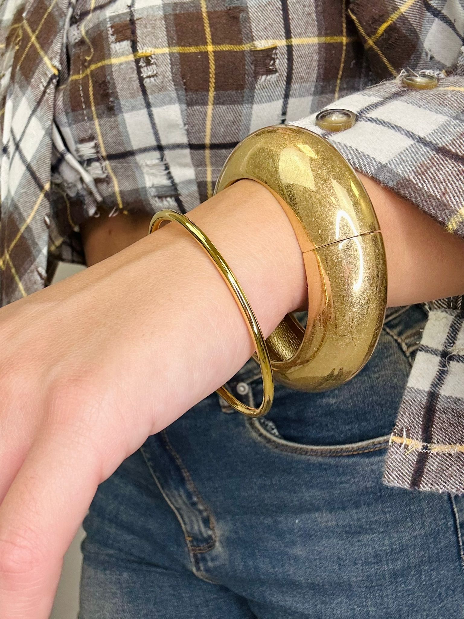 Paire de bracelets - Or