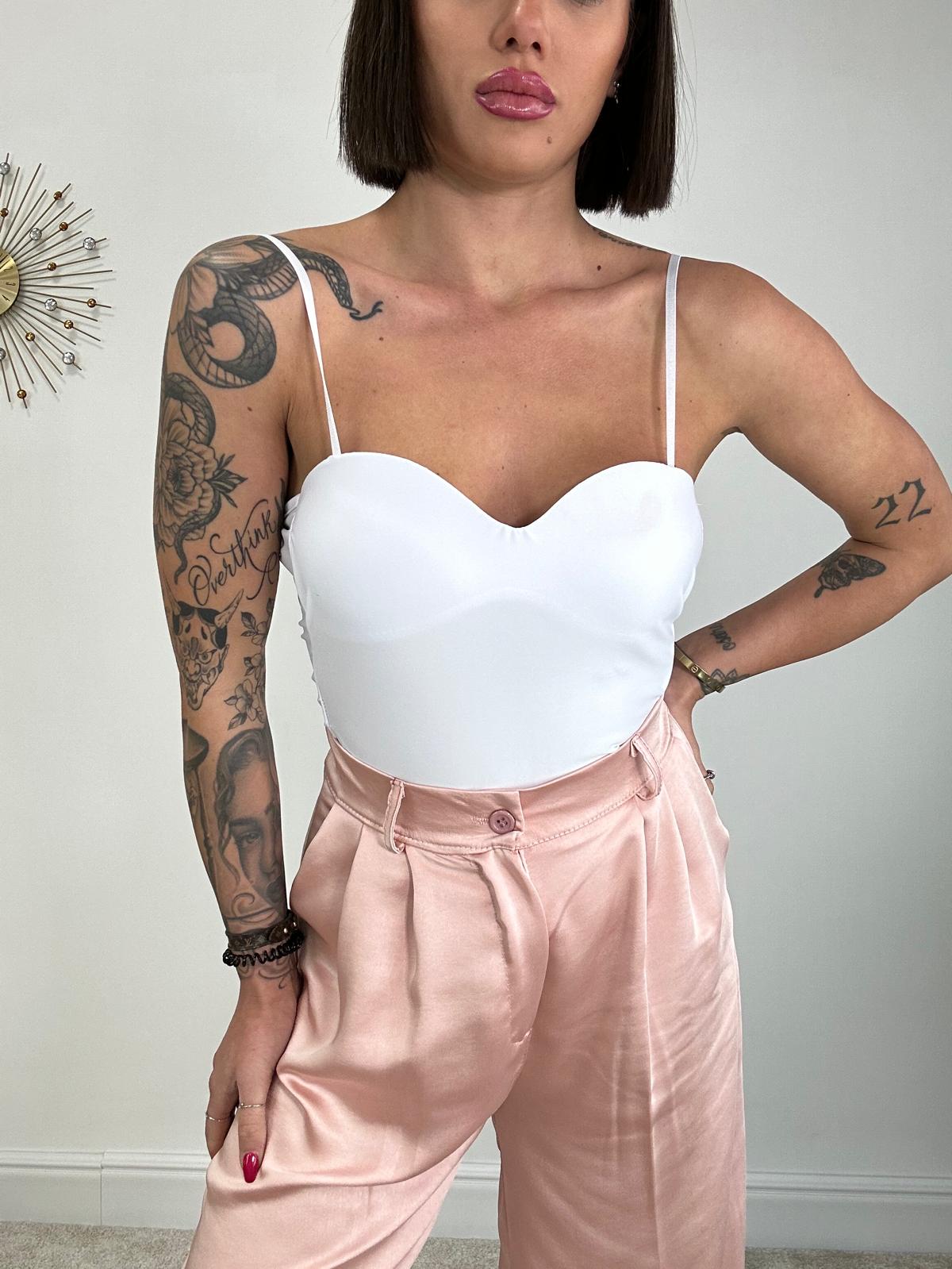 Body Scollo a Cuore - Bianco