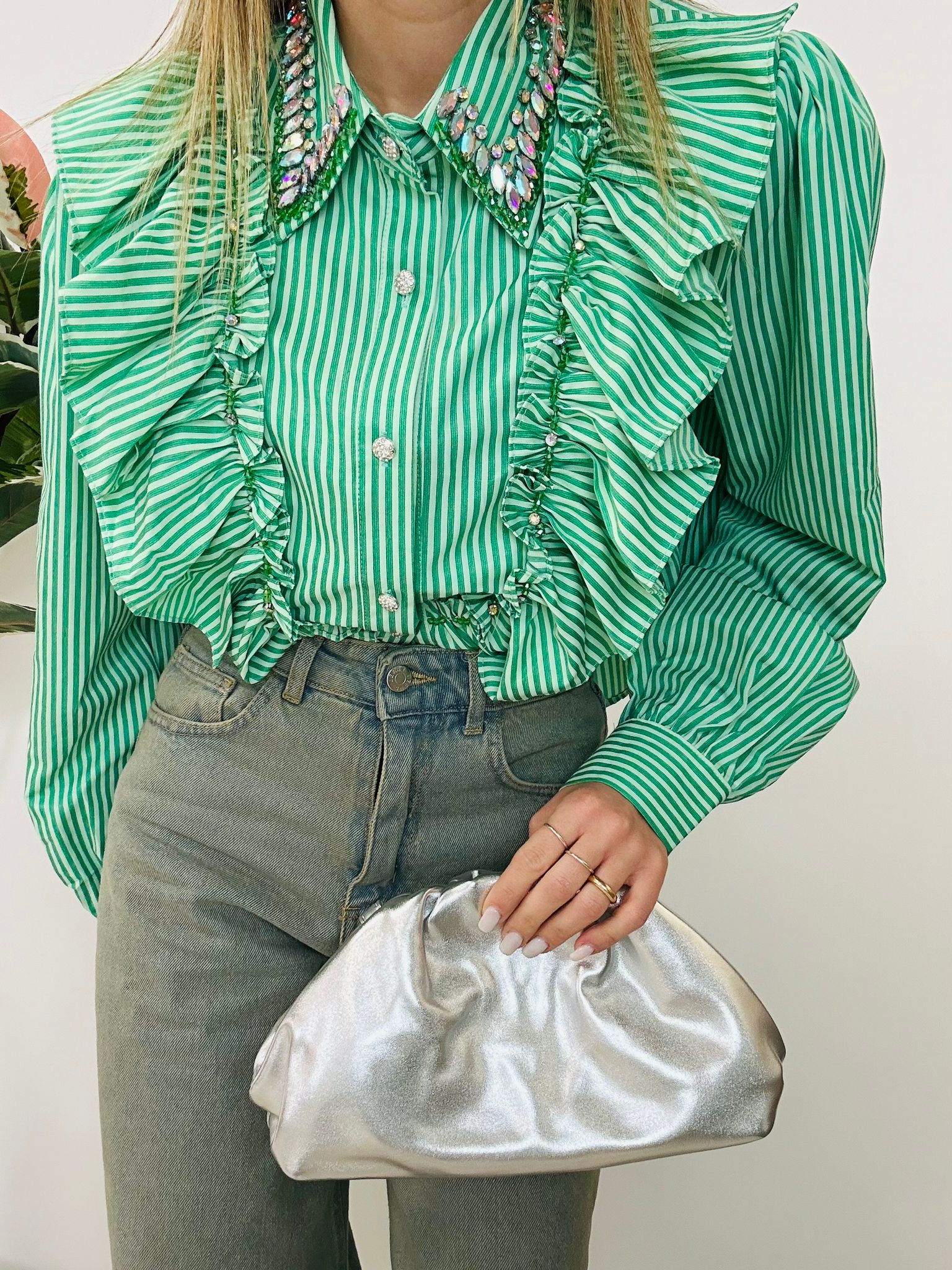 Cameron-Bluse – Grün