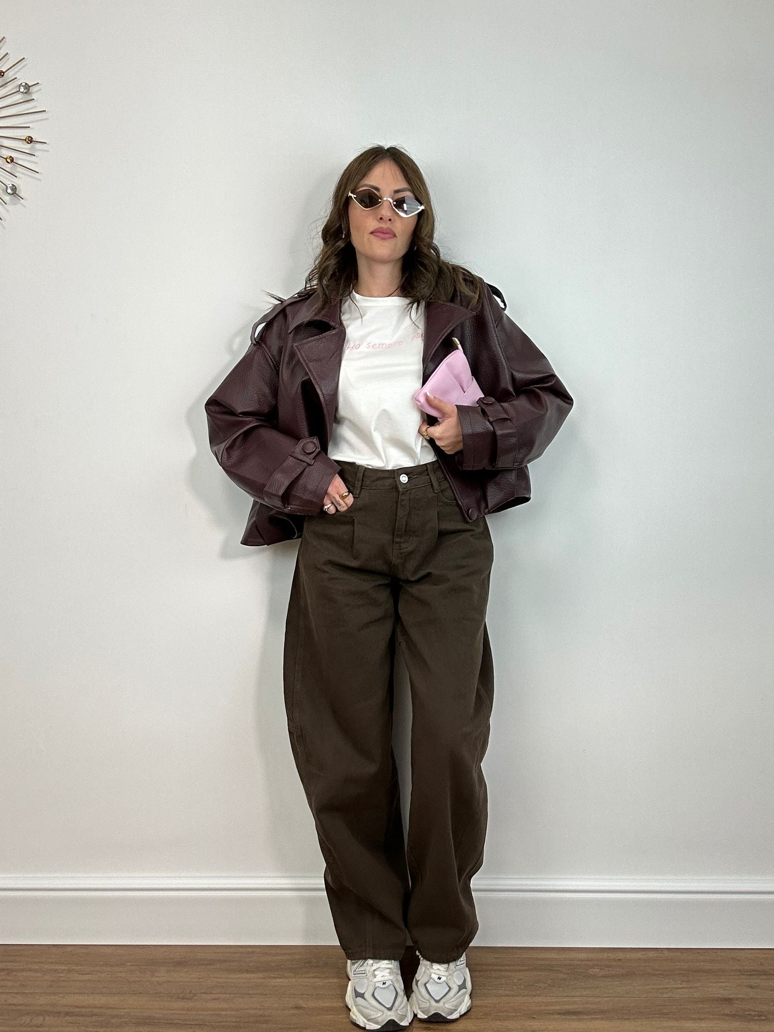 Jeans ballon 6654 - Marrone