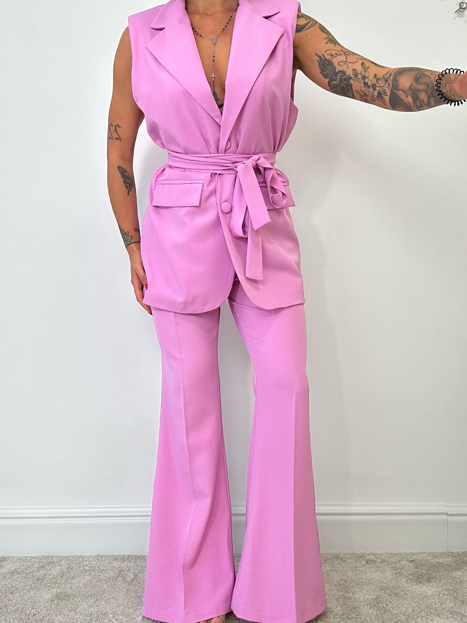 Tailleur Monique (Blazer + Pantalone) Rosa