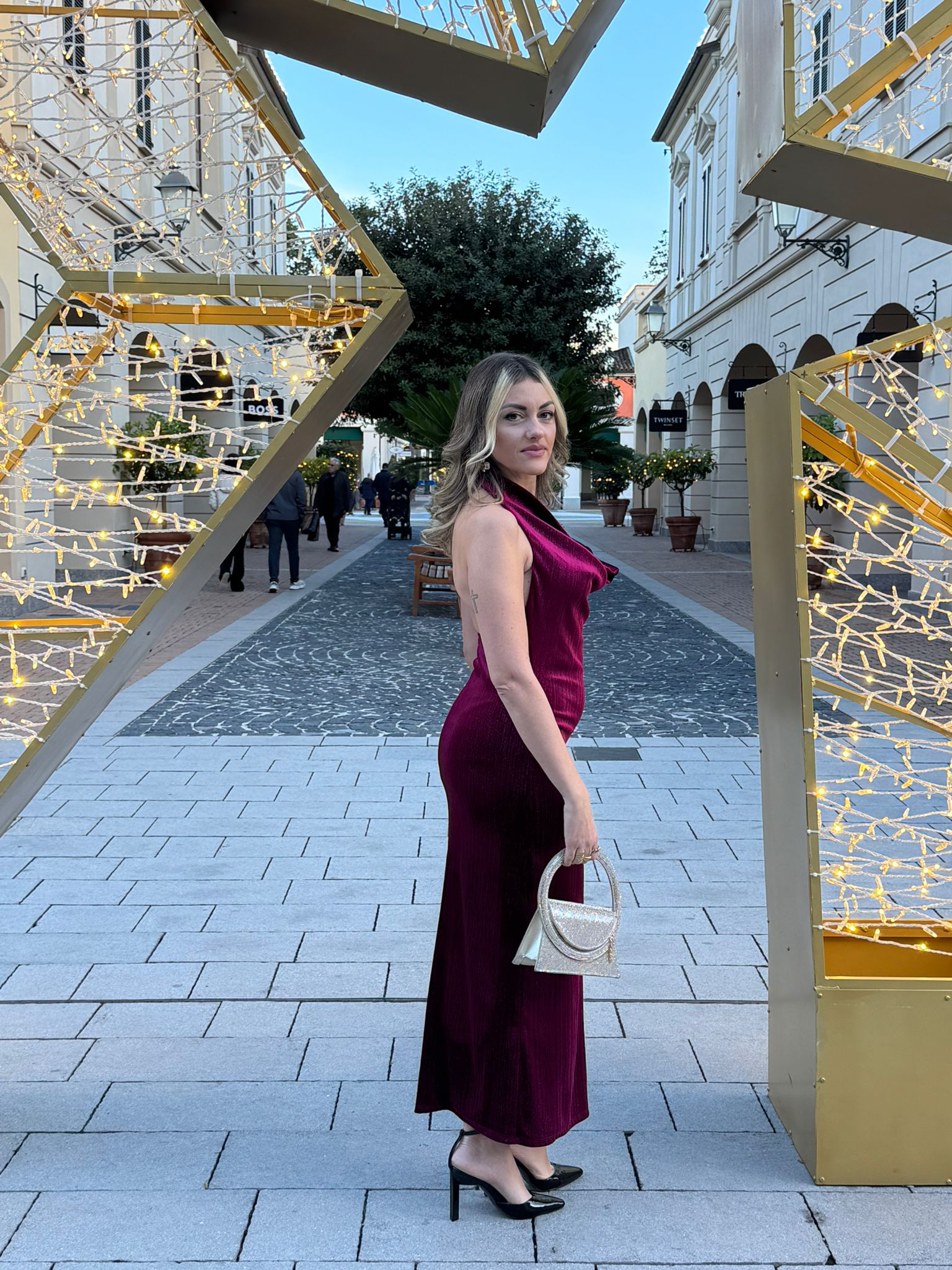 Abito KK12412 - Bordeaux