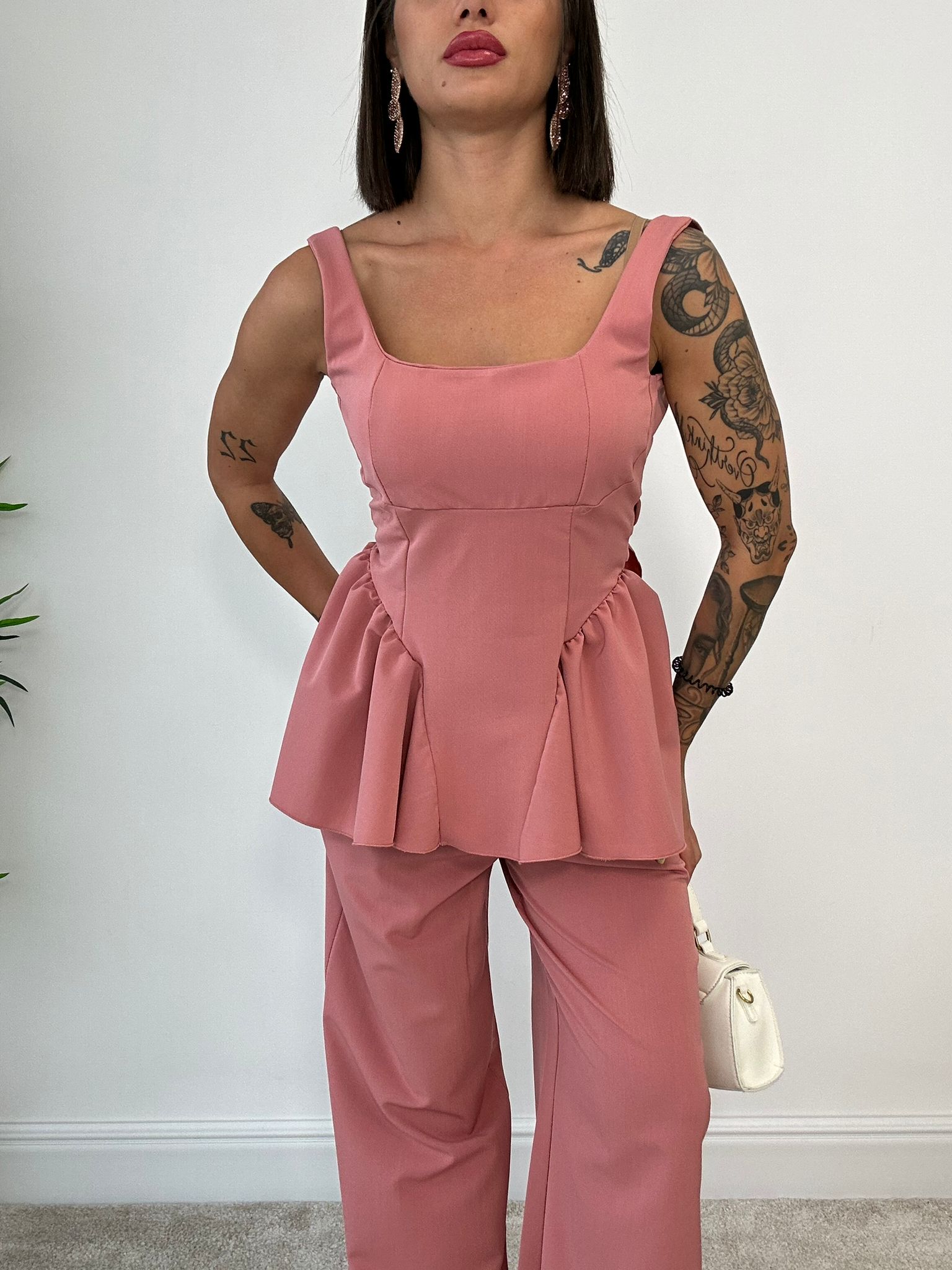 Coordinato Sofia (Maglia + Pantalone) Rosa