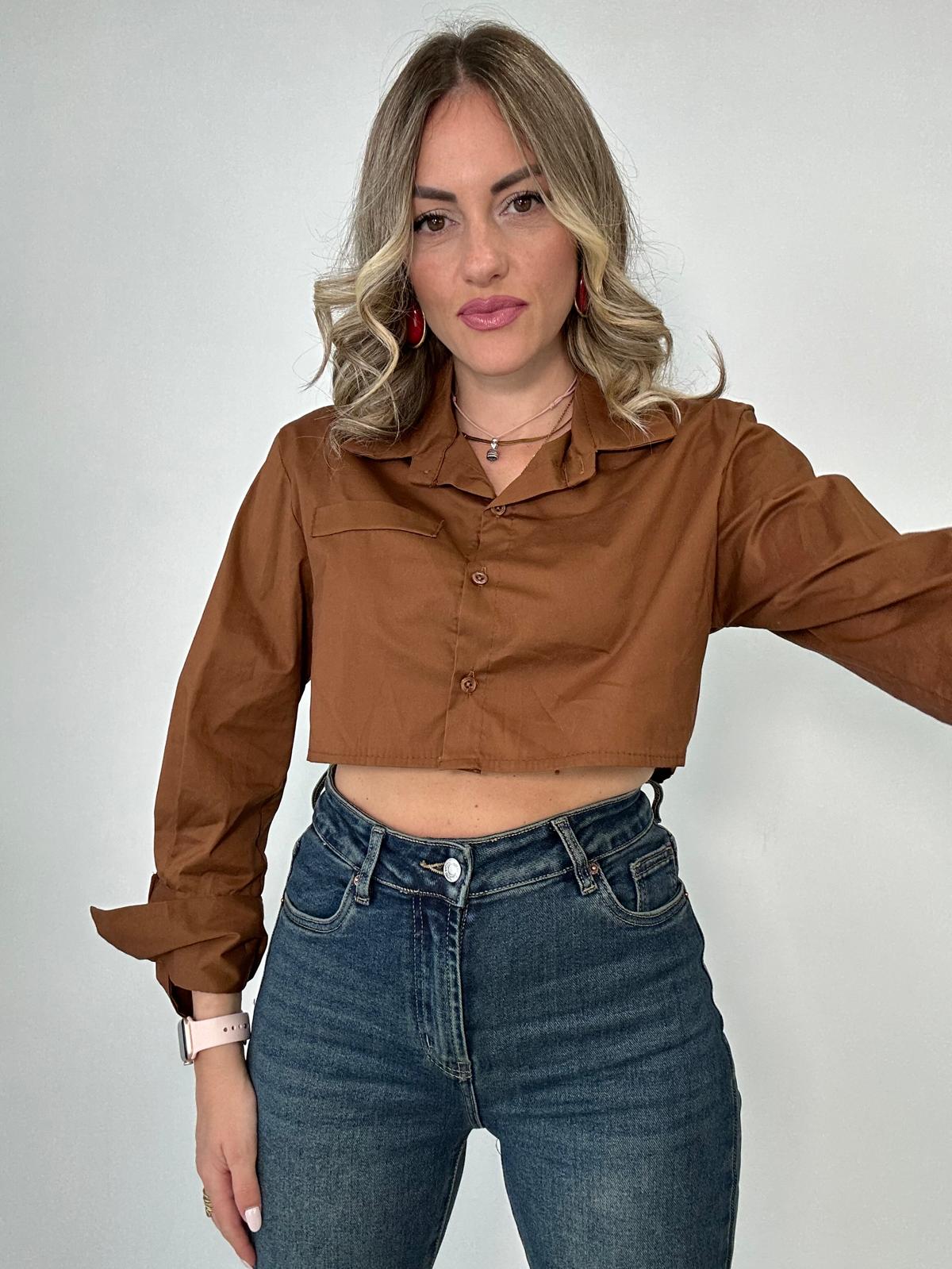 Camicetta Crop NF9150 - Camel