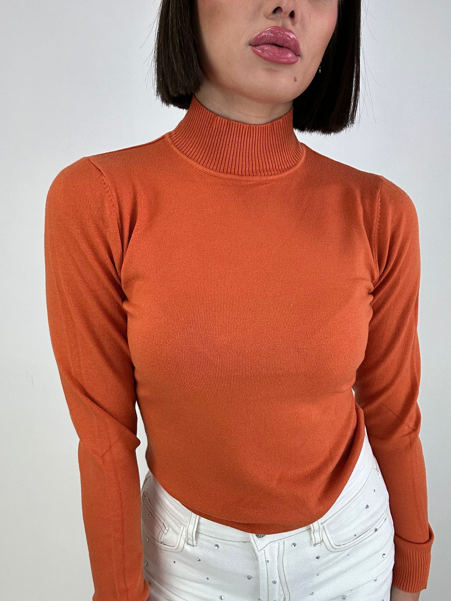 Maglioncino Dolcevita mezzo collo - Vari Colori