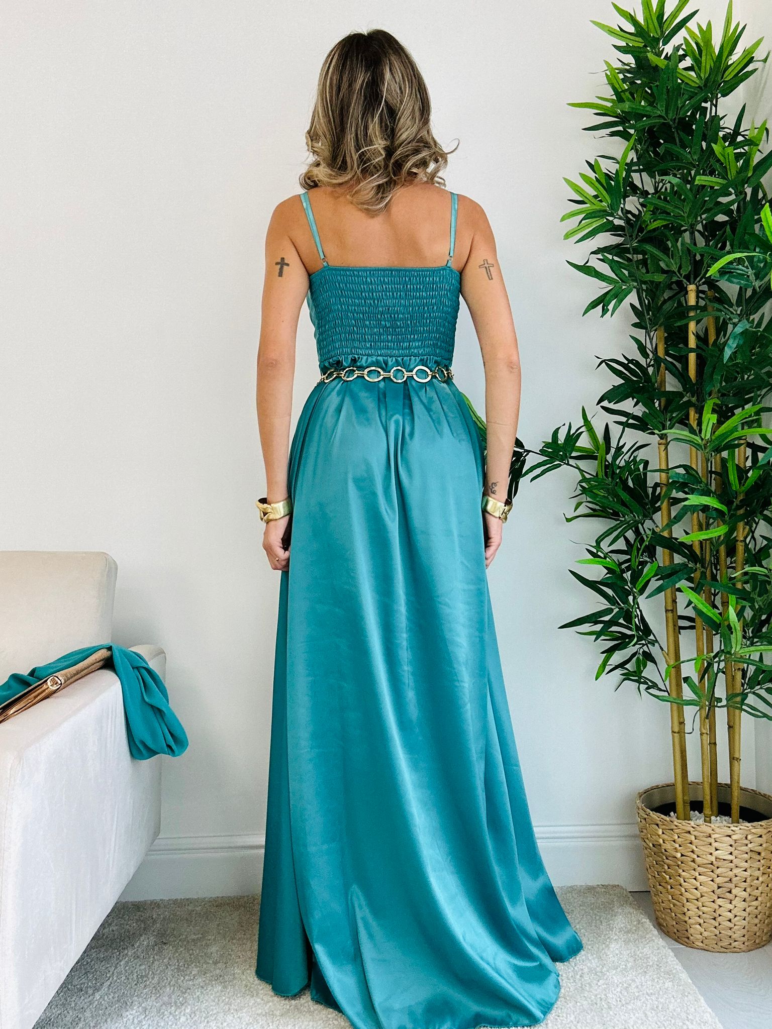 Robe Andromède - Turquoise