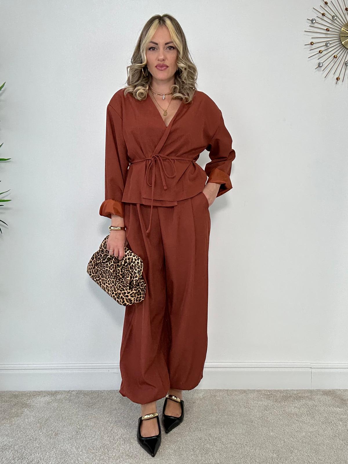 Coordinato 6699 (Giacca+ Pantalone) Coccio