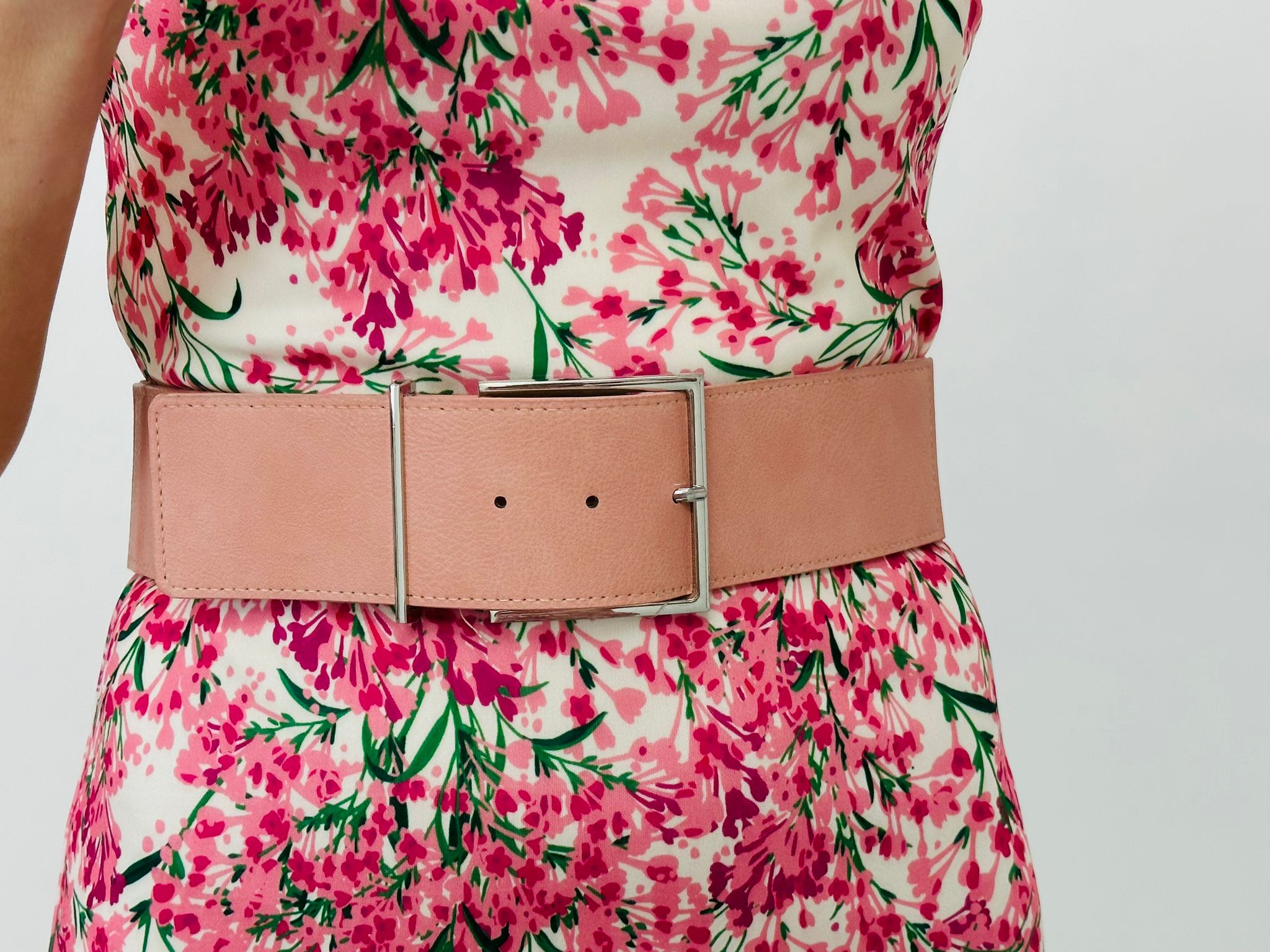 Ceinture avec élastique - Rose