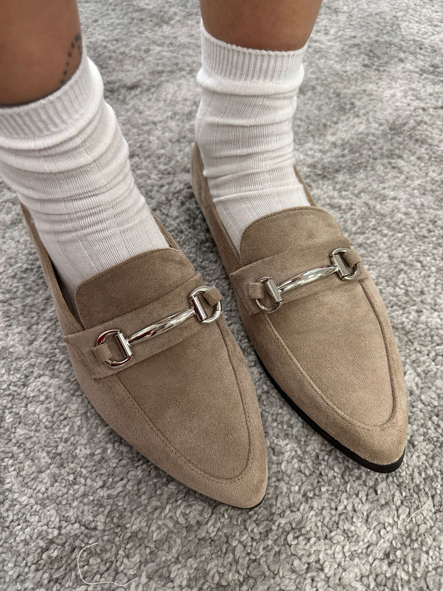 Mocassin effet suède - Taupe