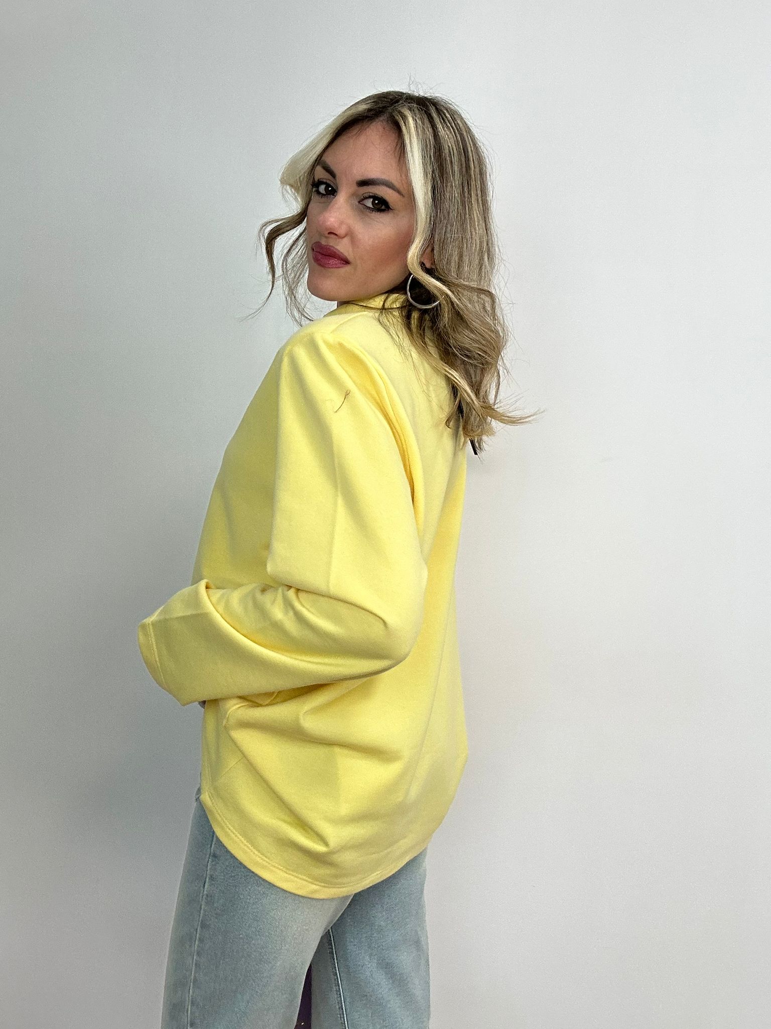 Felpa 3236 - Giallo