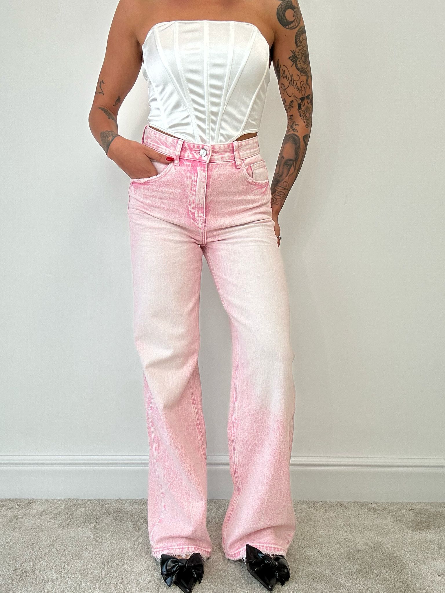 Jeans Sfumato - Rosa
