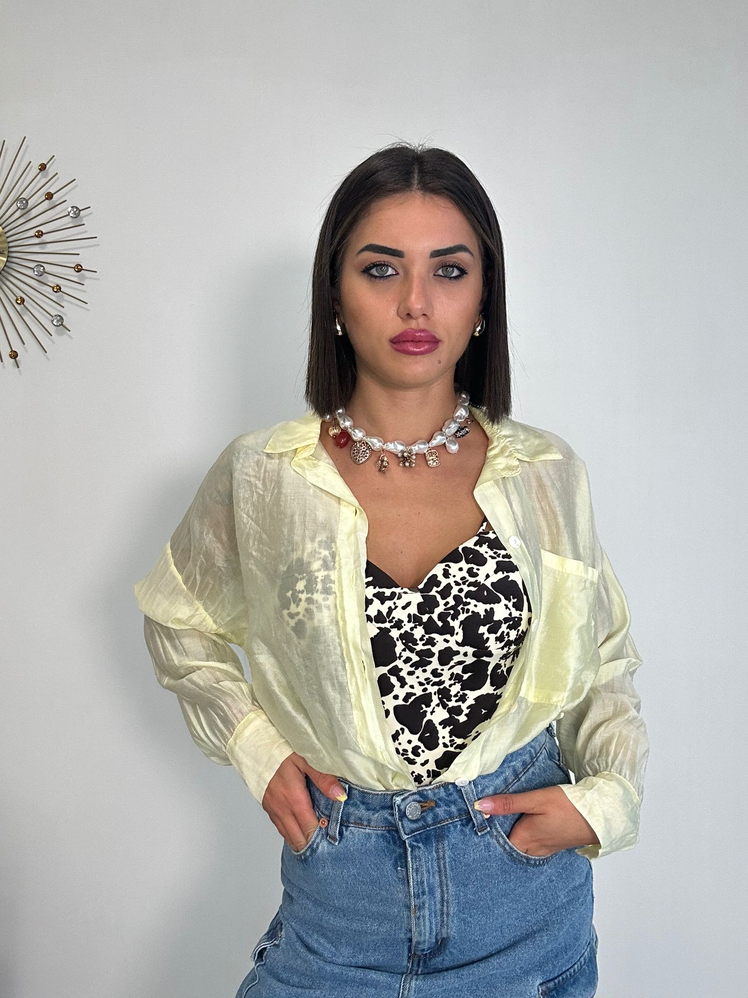 Camicia Basic - Gialla