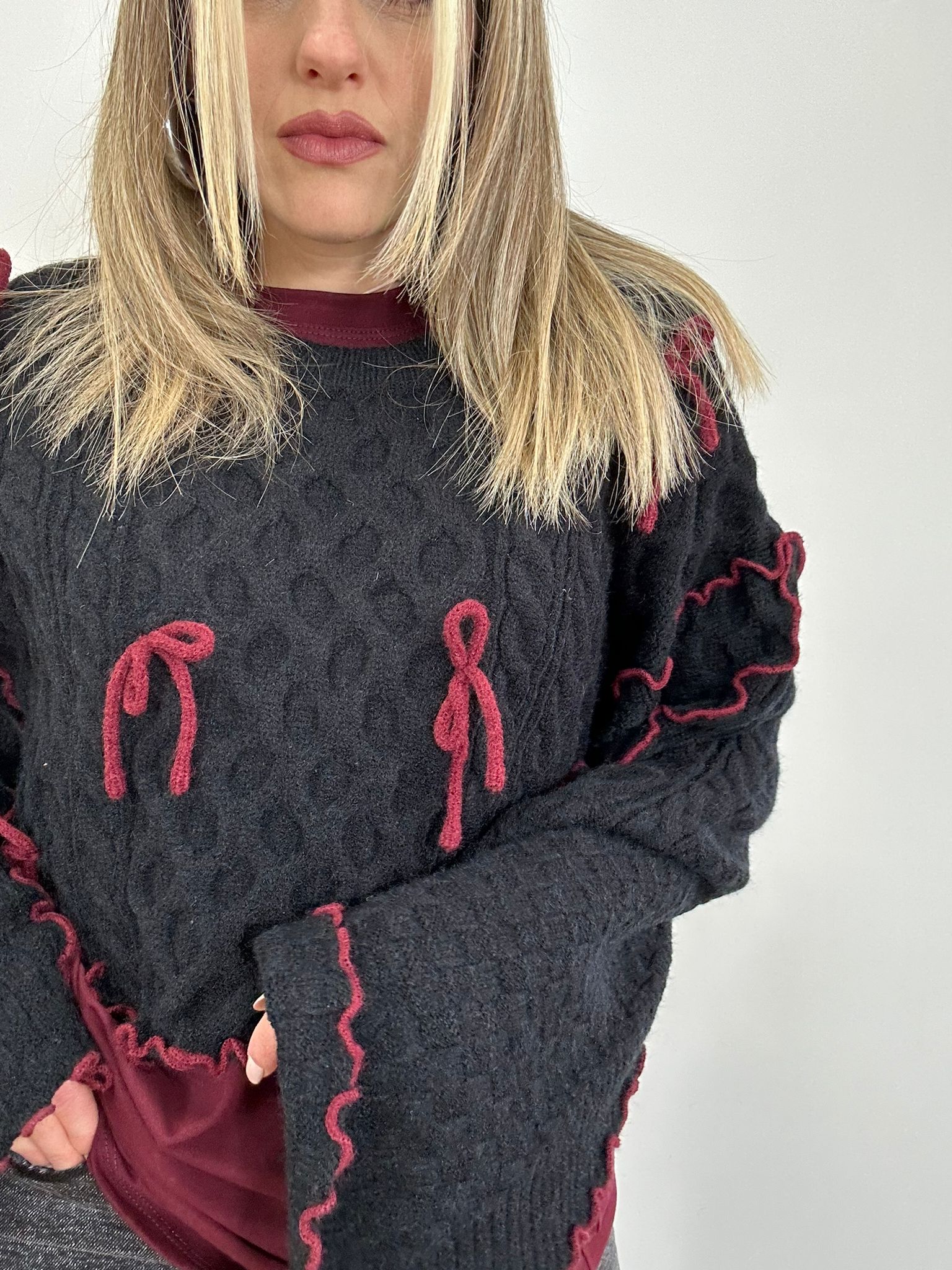 Pullover PL7057 - Schwarz