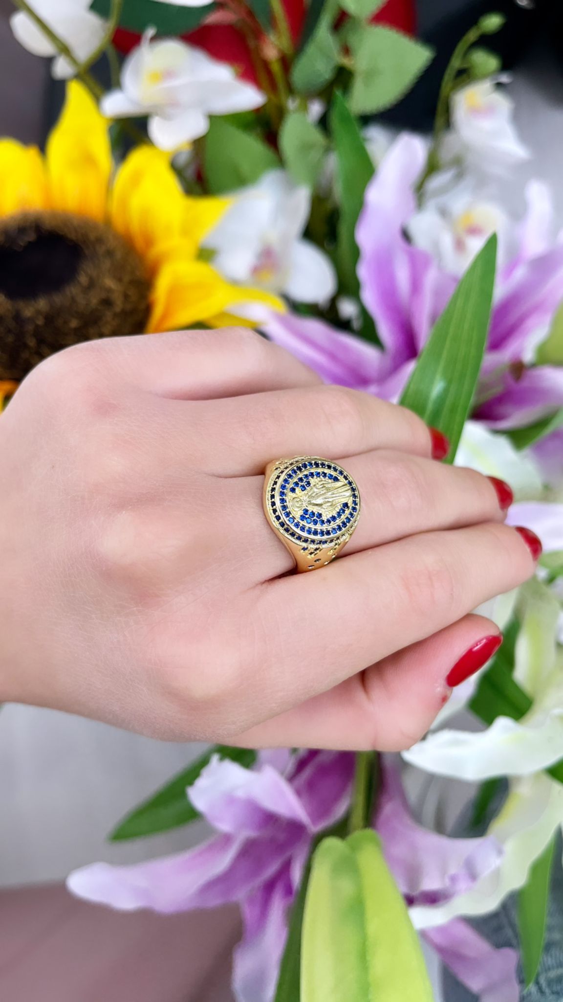 Bague effet doré -FR193