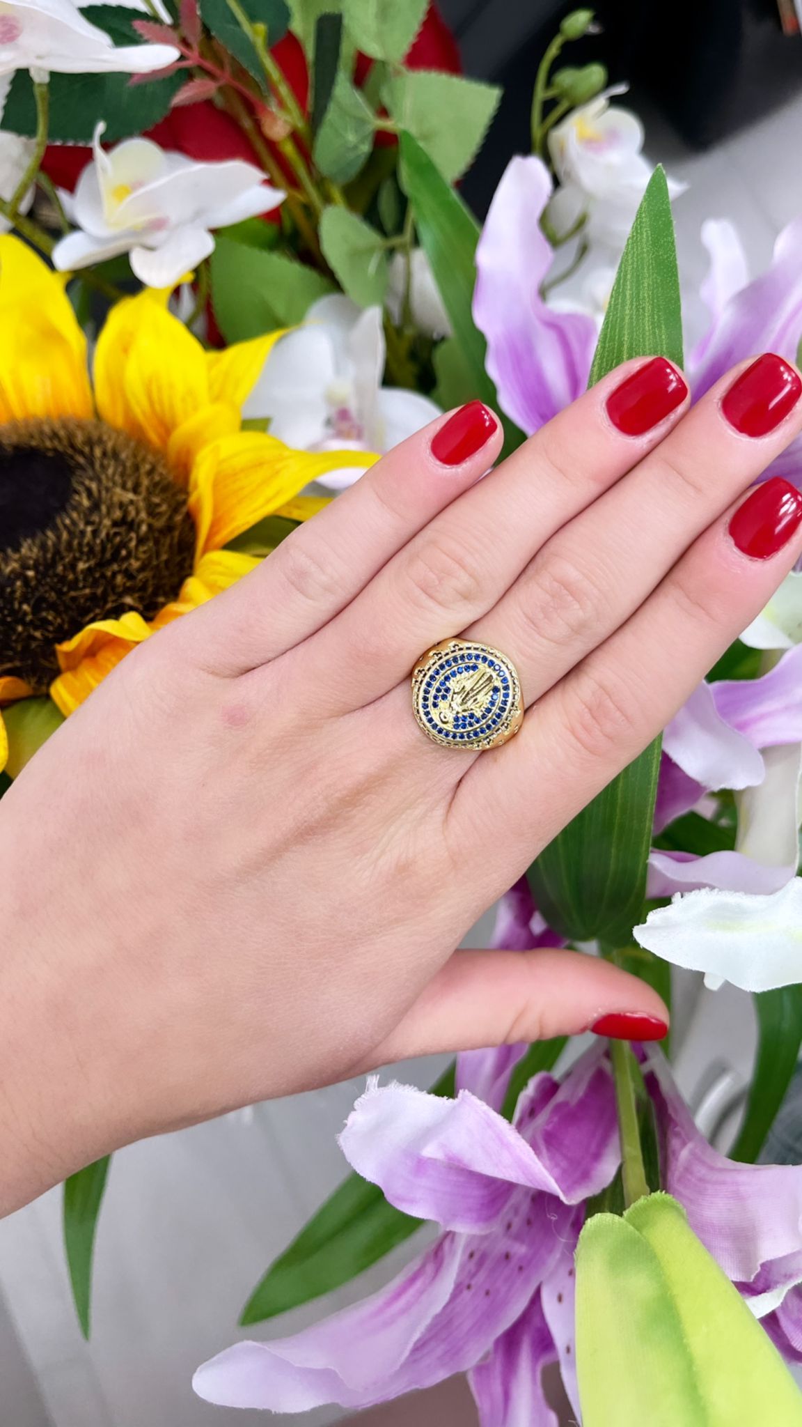 Bague effet doré -FR193